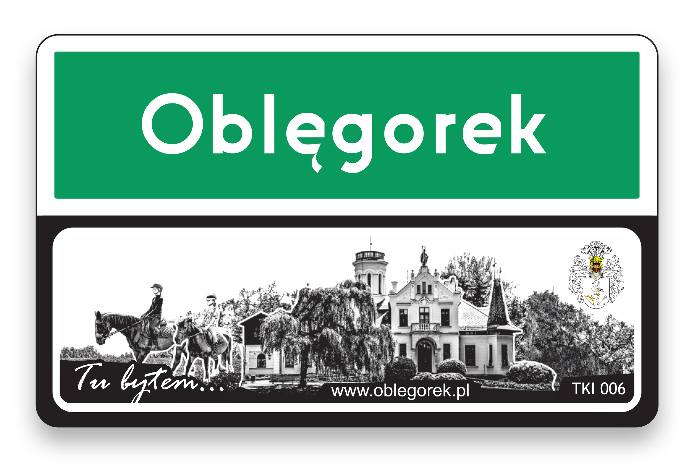 Oblęgorek — magnes